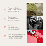 MAZUNT Hochzeitsbundle – Beispielbilder Retro Digitalkamera mit 4 Filtern für Hochzeitsfotos